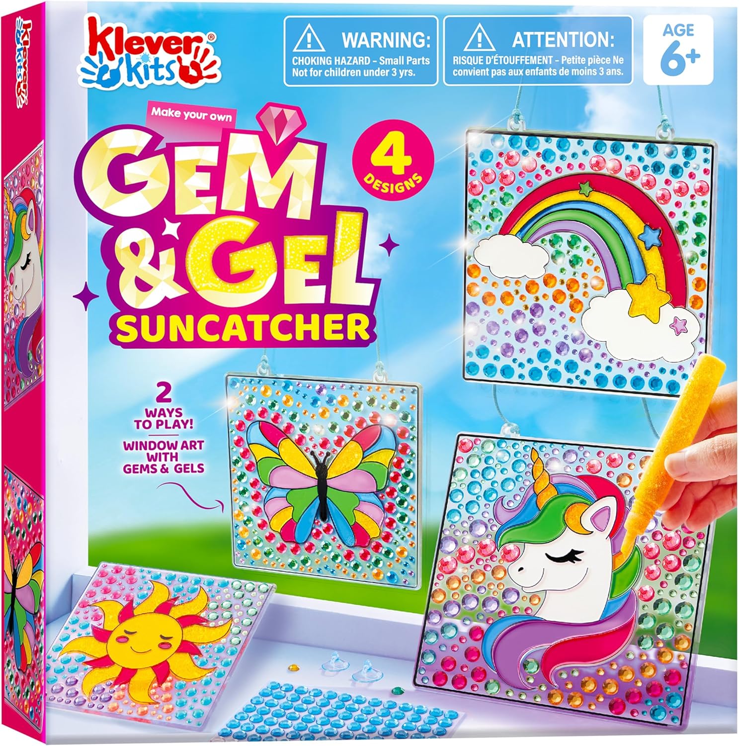 Kid Toys And Craft - JOYFY 4PCS Window Art 2 in
