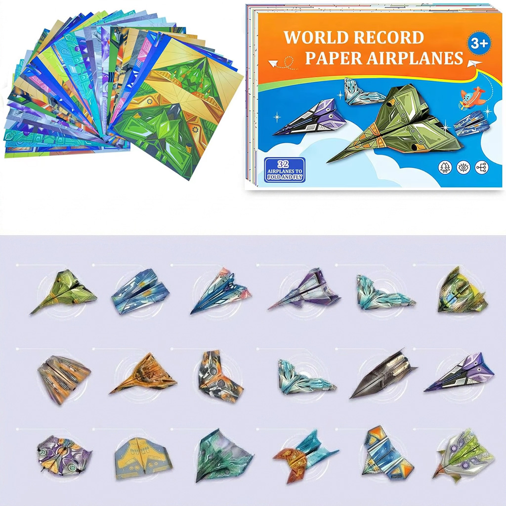 Kid Toys And Craft - Kit di aeroplani di carta per