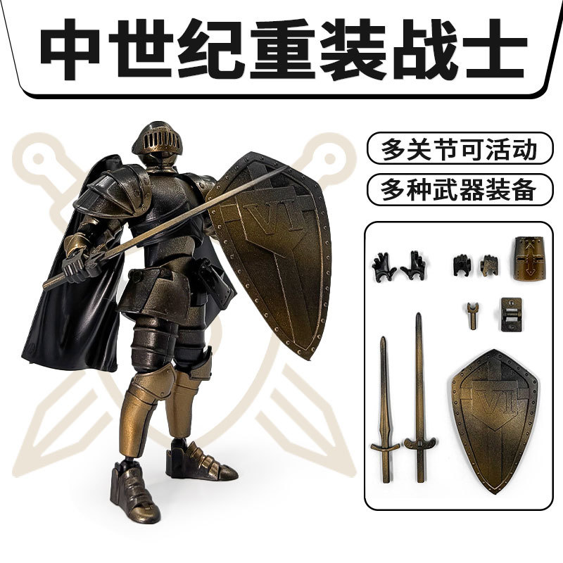 Kids Toys Latest - Bambola Vintage Guerriero Medievale Multi-Articolata, Bambola