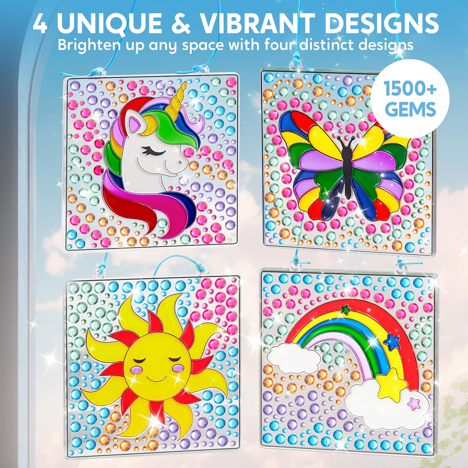 JOYFY 4PCS Window Art 2 in 1 G - Kid Toys And Craft recensione e prezzo