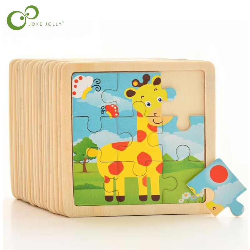 4 Pz/lotto 3D Puzzle di Legno  - Kids Toys Deals recensione e prezzo
