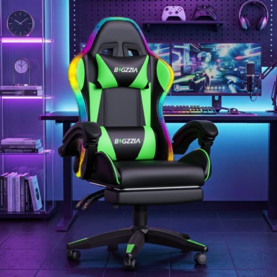 Sedia da gaming RGB con poggia - Kids & Toys Expo Saudi Arabia recensione e prezzo