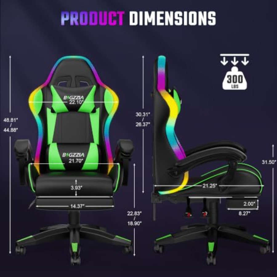 Sedia da gaming RGB con poggia - Kids & Toys Expo Saudi Arabia recensione e prezzo