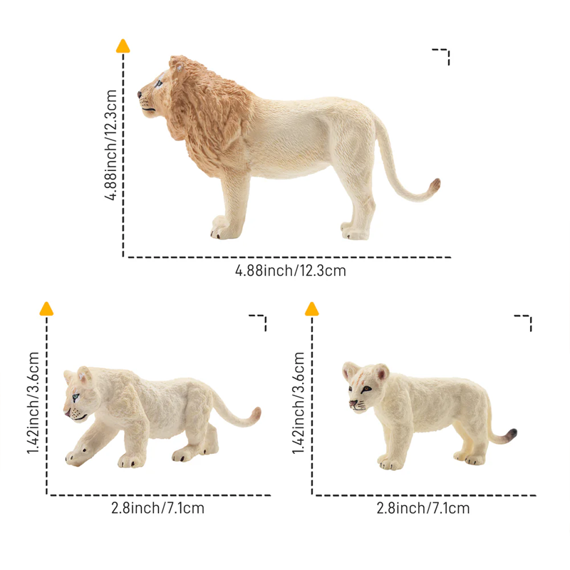 6 pezzi simulazione leone bian - Kids Toys Latest recensione e prezzo